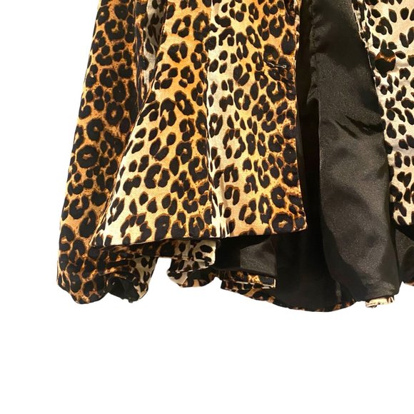 Anthropologie Beulah Leopard Print Fitted Blazer L - Picture 6 of 9